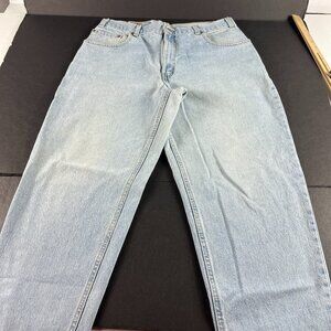 Y2K Levi's Jeans Men's 35x31* 560 Loose Tapered Light Blue Faded Denim Tag 36x32